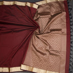 SMLSR42109-5-Semi-Silk-Plain-Maroon-Saree-And-Zari-Border-crush